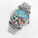 Rolex Oyster Perpetual  36mm 3230 Movement Blue Lume 904L Steel SS Oyster Band Watch